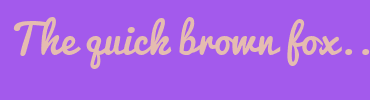Image with Font Color E5BCB0 and Background Color A35AEC